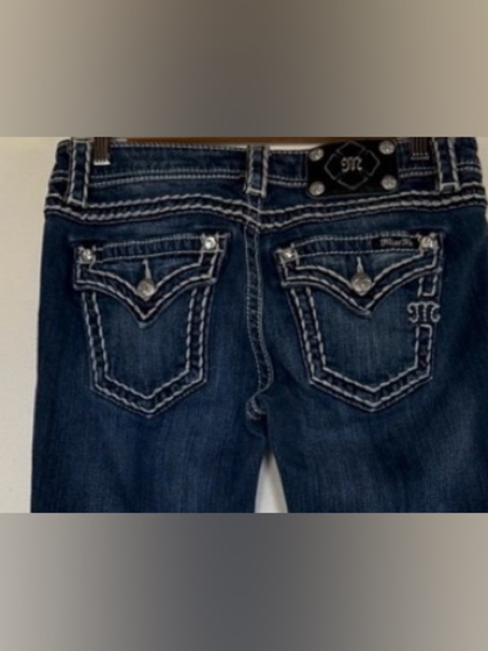 Miss Me Dark Indigo Flare Jeans